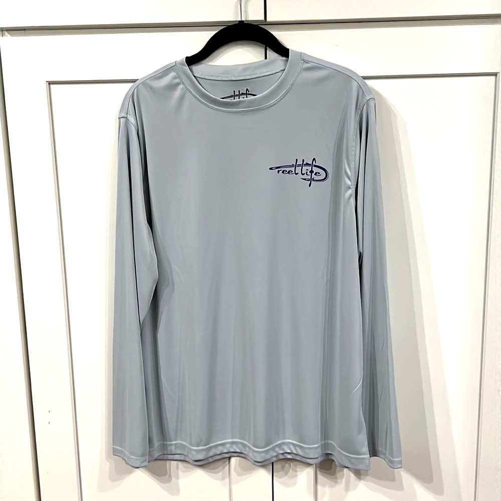 Men’s long sleeve reel life shirt